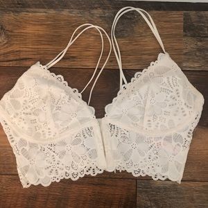 Colsie White Lace Bralette